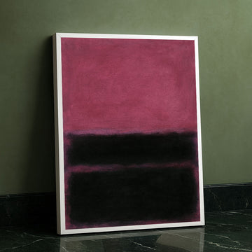 Mark Rothko Burgundy And Black Canvas Wall Art