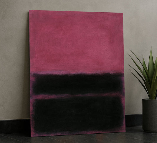 Mark Rothko Burgundy And Black Canvas Wall Art