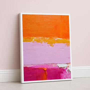 Mark Rothko Orange And Pink Canvas Wall Art