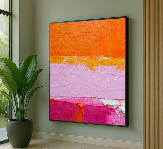 Mark Rothko Orange And Pink Canvas Wall Art