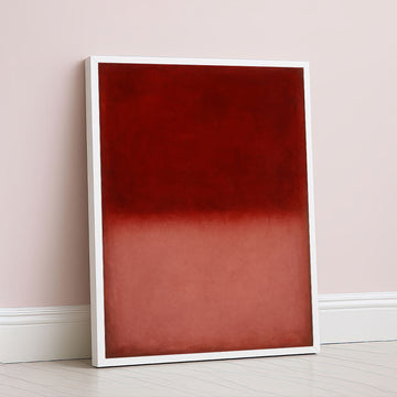 Mark Rothko Inspired Red Gradient Canvas Wall Art