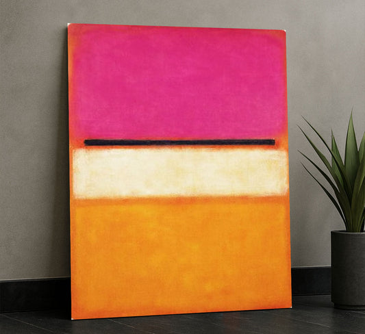 Mark Rothko Pink And Orange Canvas Wall Art