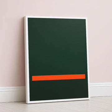 Mark Rothko Green And Orange Canvas Wall Art