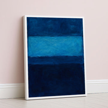 Mark Rothko Blue And Navy Canvas Wall Art