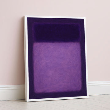 Mark Rothko Inspired Purple Color Field Canvas Wall Art