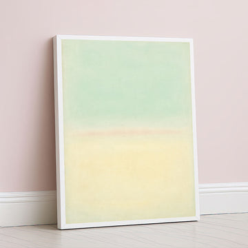 Mark Rothko Style Pastel Color Field Canvas Wall Art