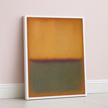 Mark Rothko Orange And Green Canvas Wall Art