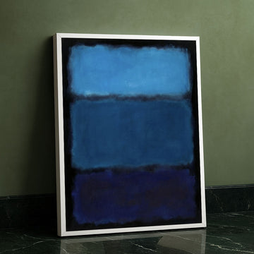 Mark Rothko Blue And Navy Canvas Wall Art