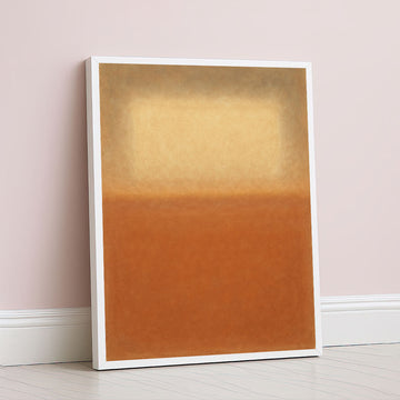 Mark Rothko Inspired Warm Toned Color Field Canvas Wall Art