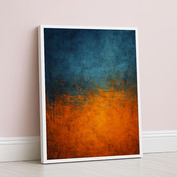 Mark Rothko Blue And Orange Canvas Wall Art