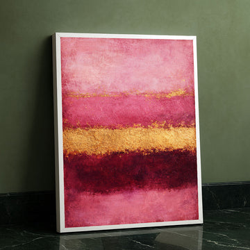 Mark Rothko Pink And Gold Canvas Wall Art