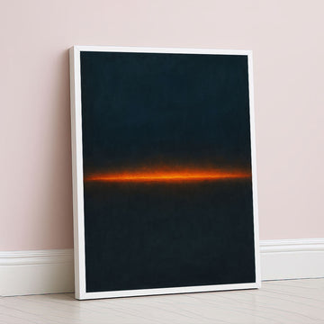 Mark Rothko Inspired Dark Horizon Canvas Wall Art
