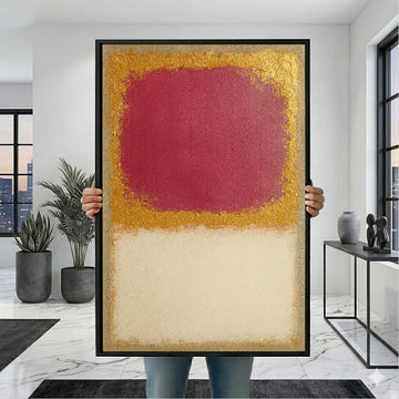 Mark Rothko Red And Gold Canvas Wall Art