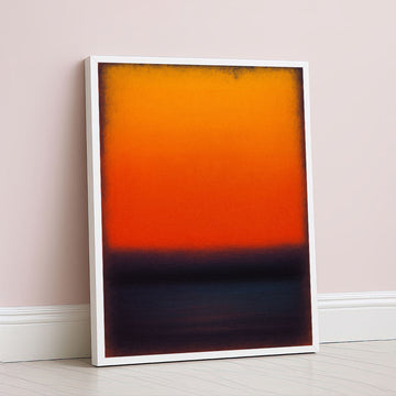 Mark Rothko Orange And Black Canvas Wall Art
