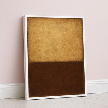 Mark Rothko Inspired Earth Tones Abstract Canvas Wall Art