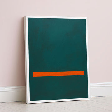 Mark Rothko Teal And Orange Canvas Wall Art
