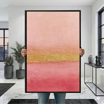 Mark Rothko Pink And Gold Canvas Wall Art