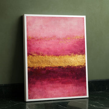 Mark Rothko Pink And Gold Canvas Wall Art