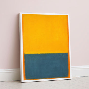 Mark Rothko Yellow And Teal Canvas Wall Art