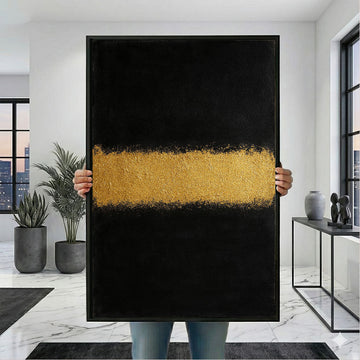 Mark Rothko Black And Gold Canvas Wall Art