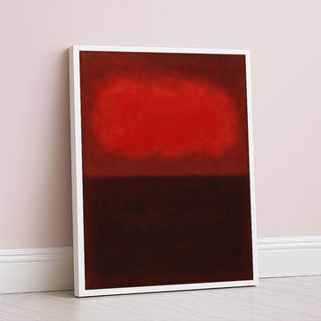 Mark Rothko Inspired Color Field Red Canvas Wall Art
