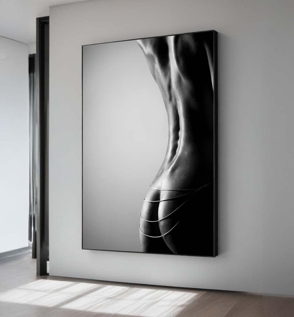 Black and White Nude Photography Canvas Print – Modern Body Art
