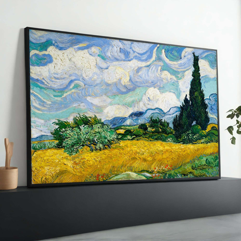 Van Gogh Wheatfield Canvas Print: Iconic Impressionist Wall Art