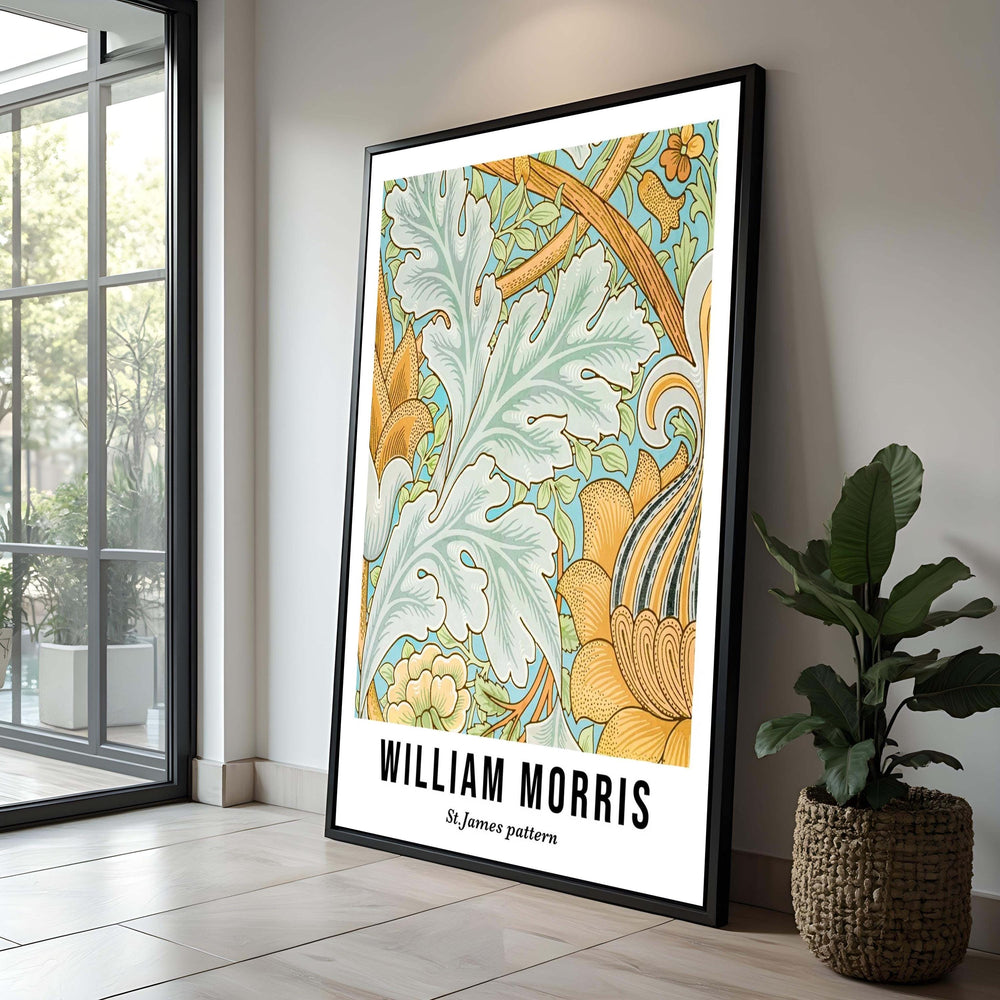 William Morris 'St. James' Floral Canvas Print: Arts & Crafts Decor