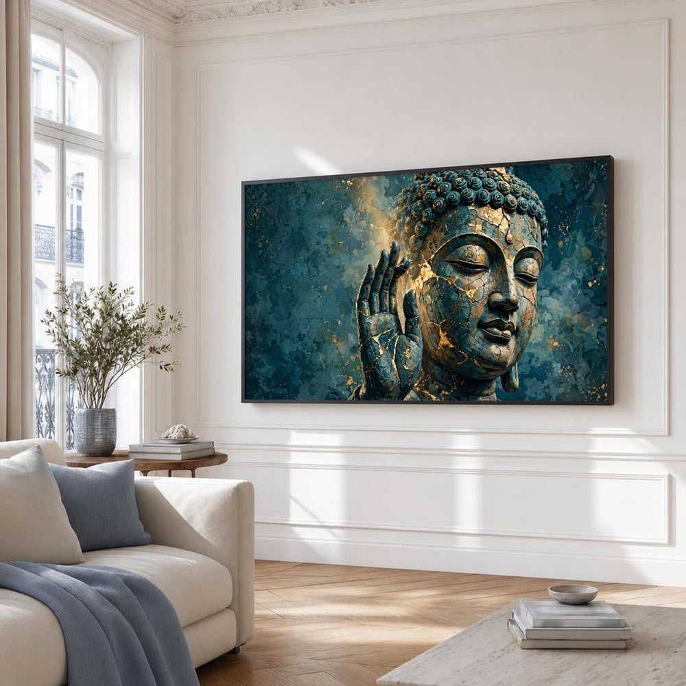 Buddha Canvas Wall Art, Buddhist Meditation, Buddha Figure