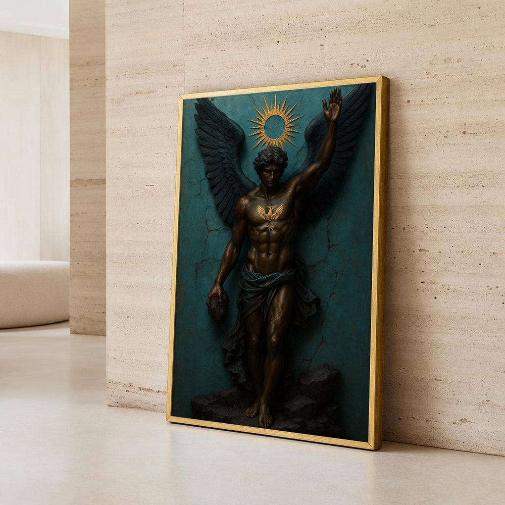 Angel with Wings Canvas Wall Art, Mythological