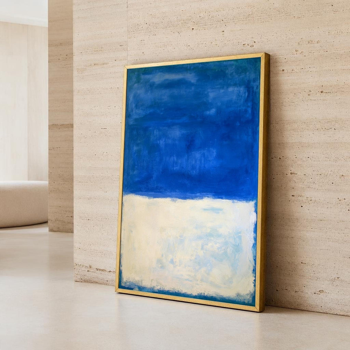 Mark Rothko Blue and White and Color Field Canvas Wall Art