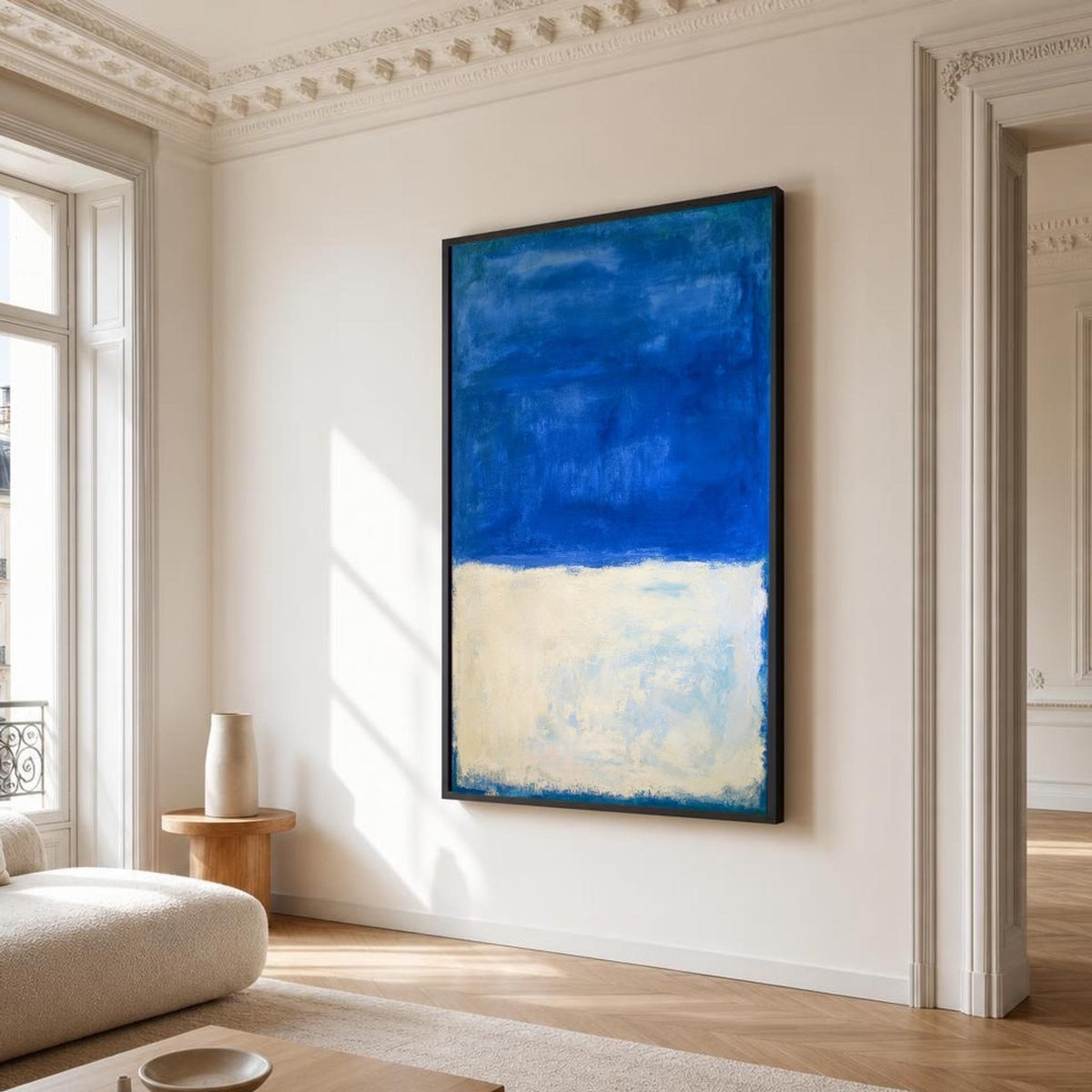 Mark Rothko Blue and White and Color Field Canvas Wall Art