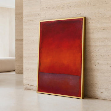 Mark Rothko Red and Purple Color Field Canvas Wall Art, Abstract