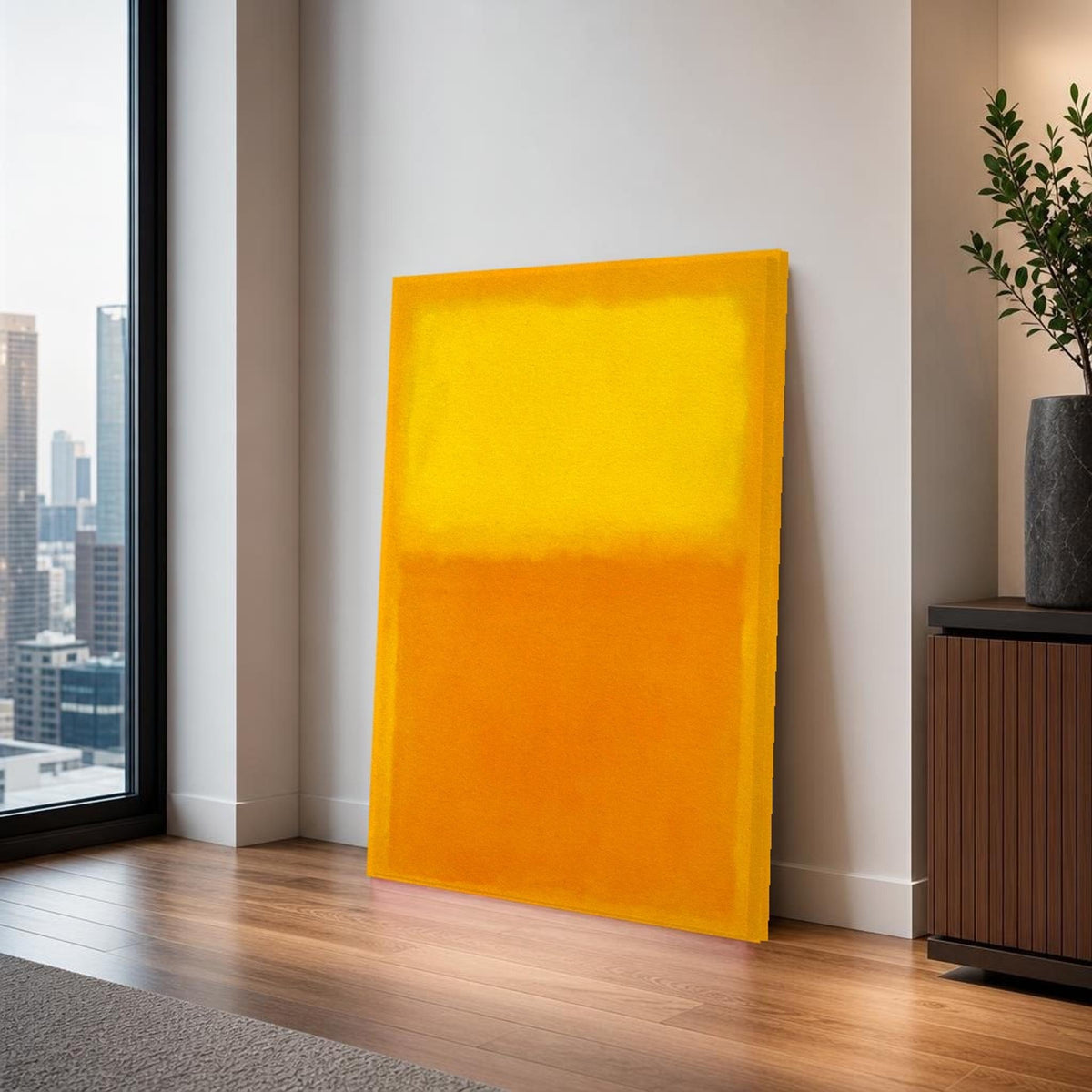 Mark Rothko Yellow and Orange and Color Field Canvas Wall Art