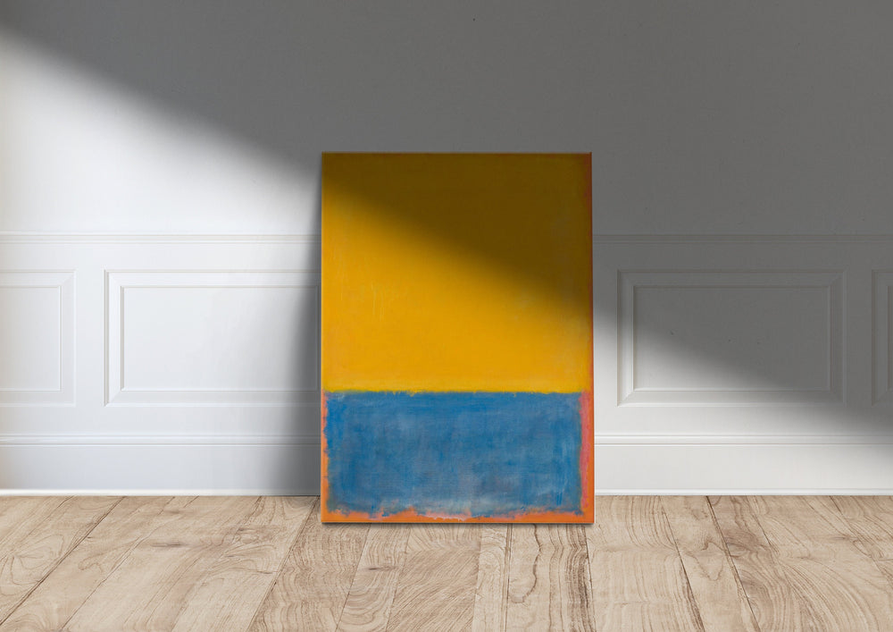 Mark Rothko Yellow and Blue Abstract Canvas Art Print