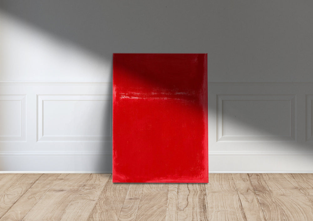Red Mark Rothko Canvas Art, Modern Expressionism Wall Decor