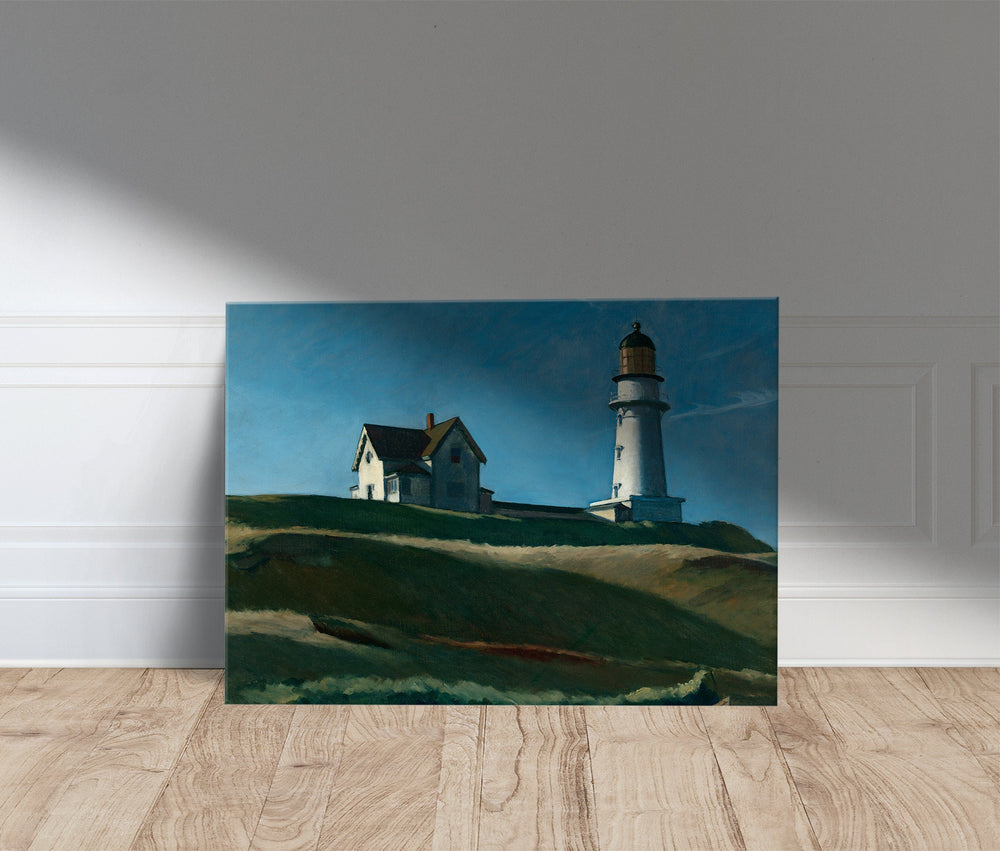 Edward Hopper Lighthouse Hill Canvas Art Print, Home Decor