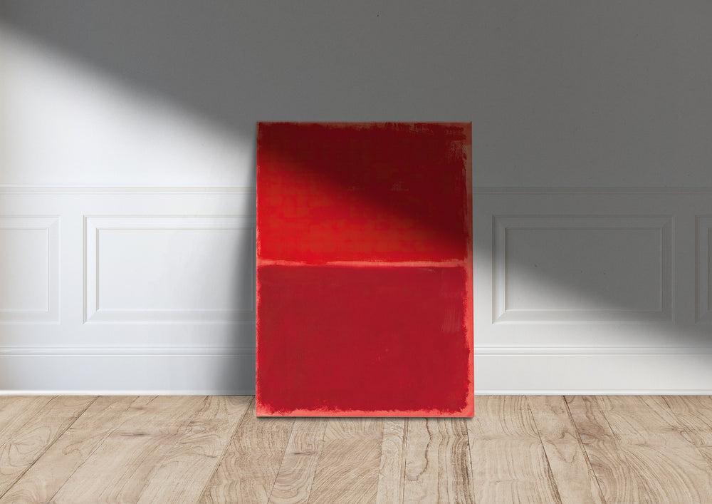 Mark Rothko Red Abstract Canvas Art Reproduction, Modern Wall Decor