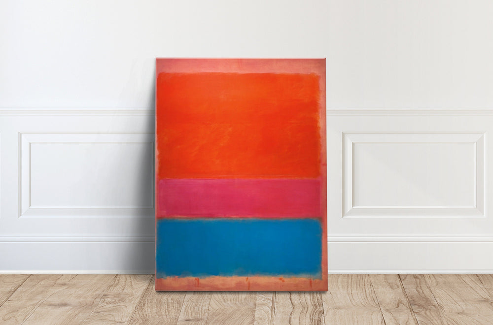 Mark Rothko Exhibition Canvas Print, Abstract Expressionism Art