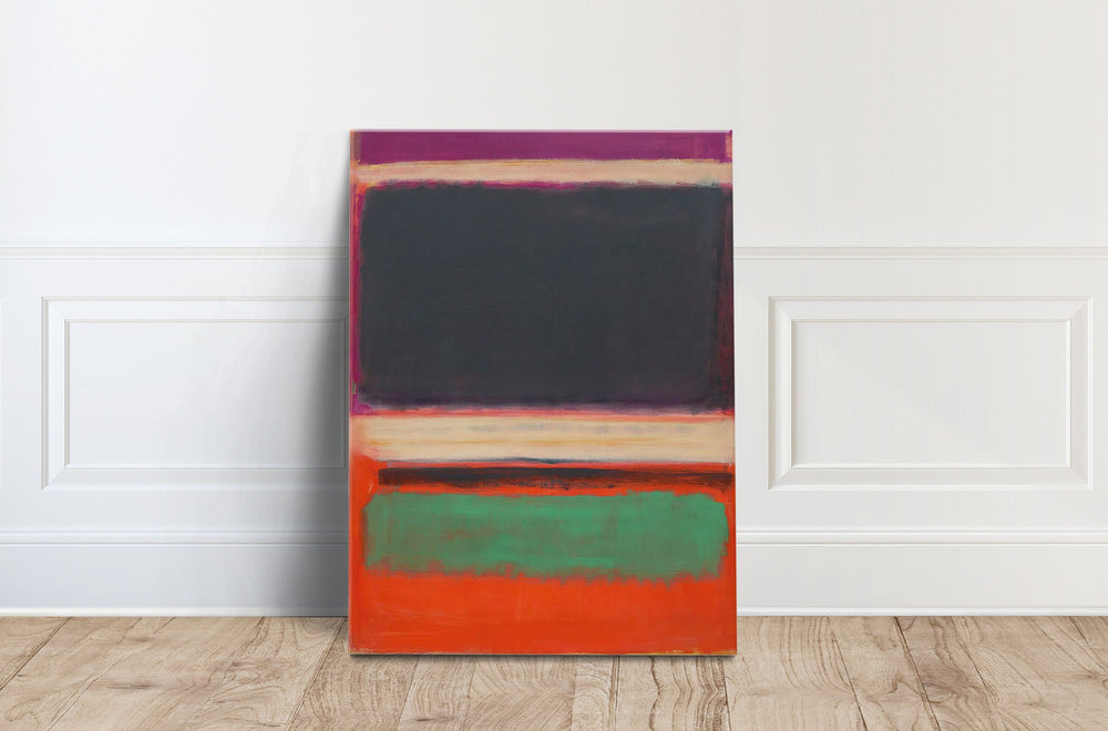Mark Rothko Exhibition Canvas Print, Abstract Expressionism Wall Art