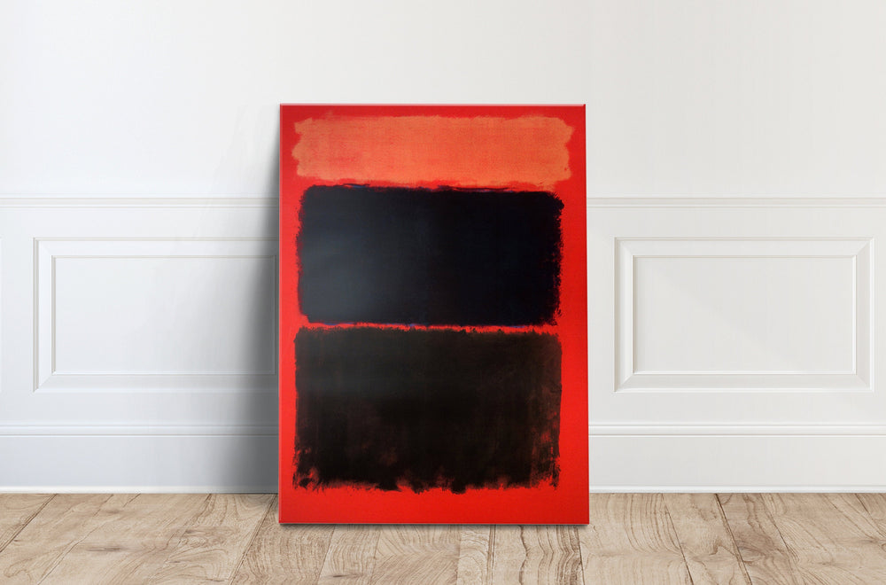 Mark Rothko Exhibition Canvas Print, Contemporary Abstract Art