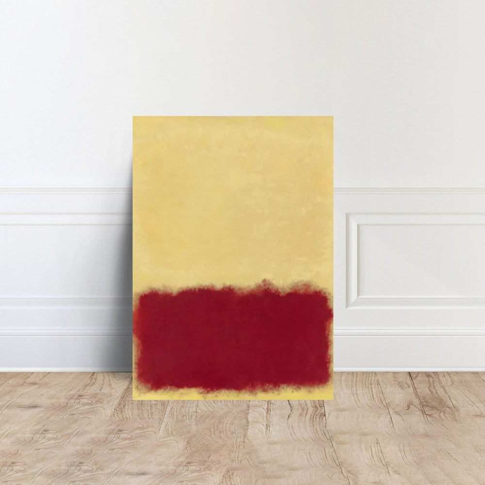 Mark Rothko Abstract Canvas Print, Yellow and Red, Ready To Hang