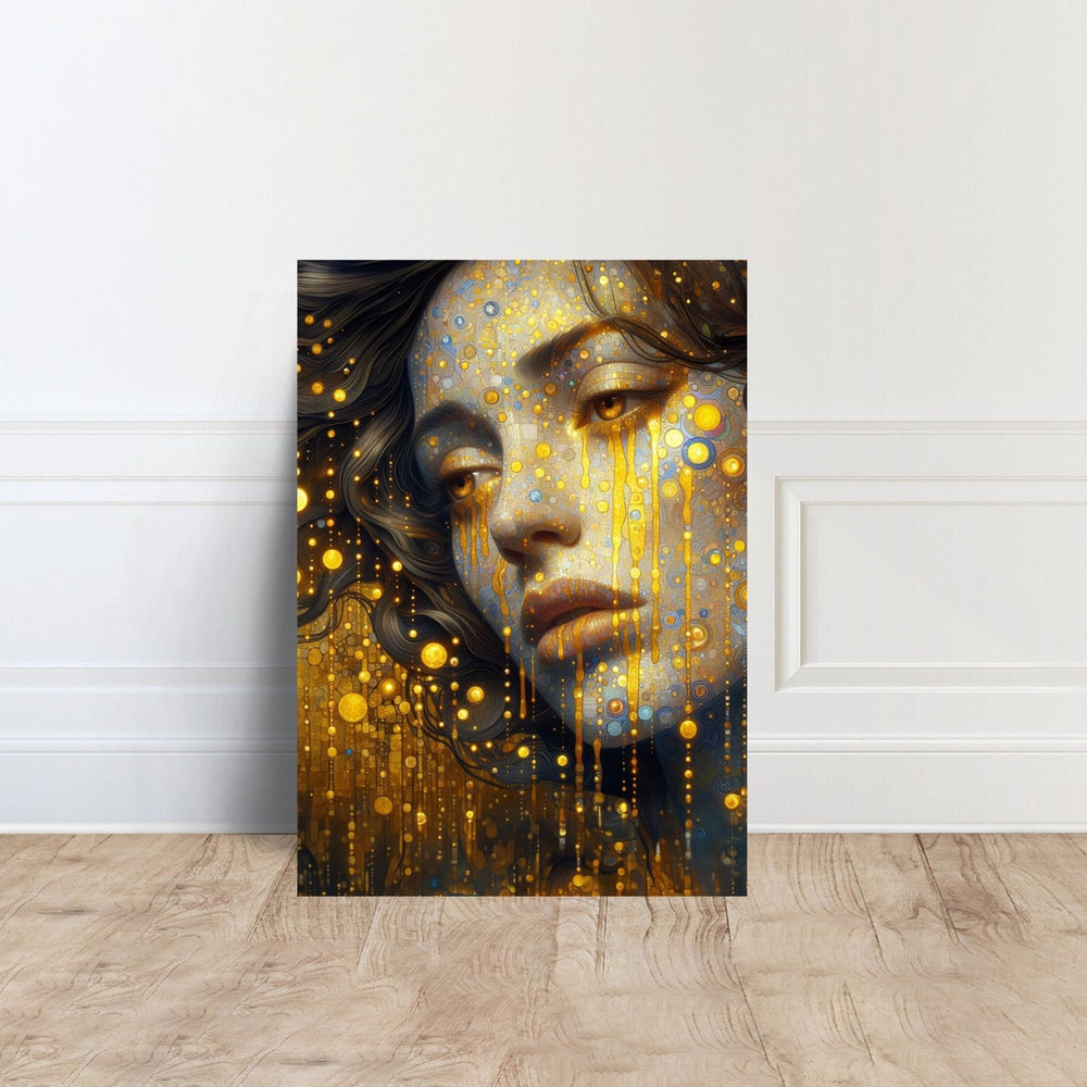 The Golden Tears Gustav Klimt Modern Abstract Reproduction Canvas Wall Art Print