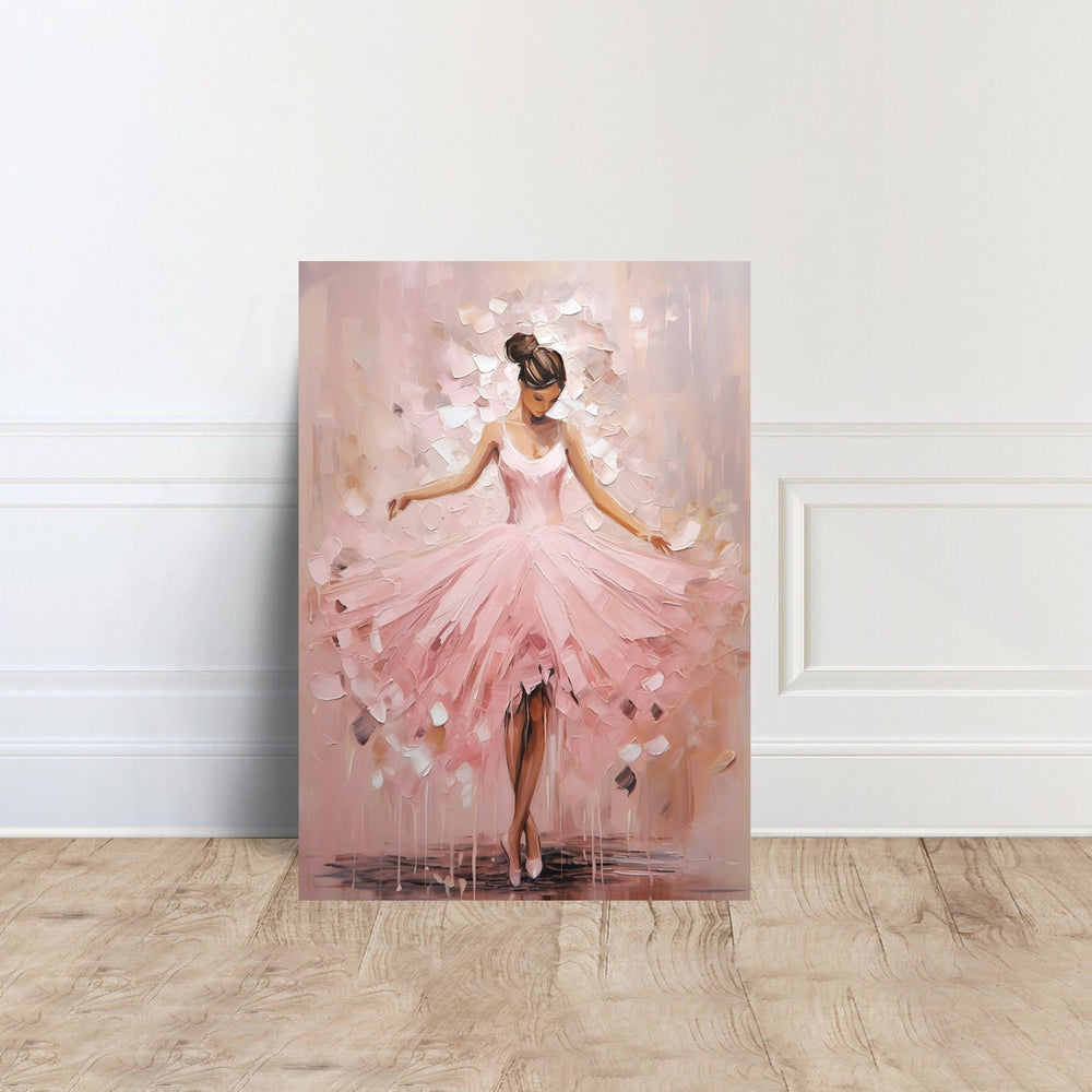 Ballerina Painting Canvas Art | Pink Ballet, Modern Feminine Decor