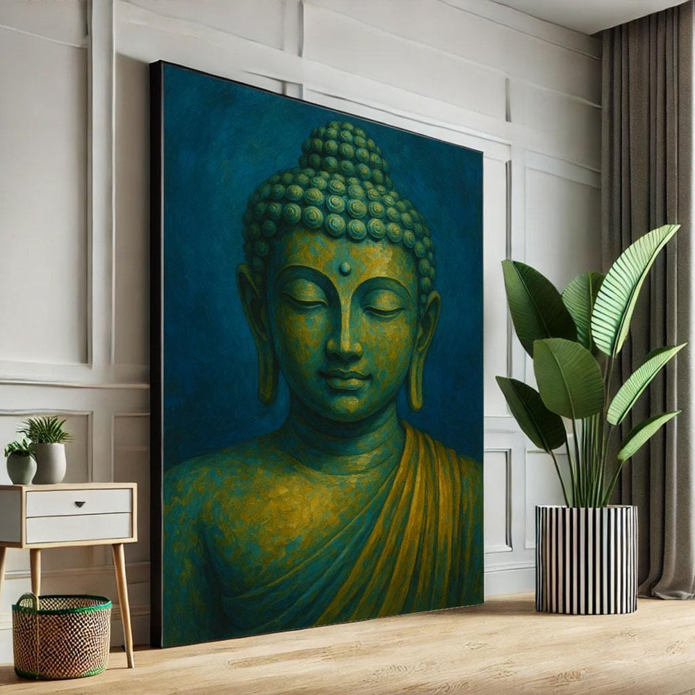 Peaceful Buddha Canvas Print | Serene Spiritual Wall Art