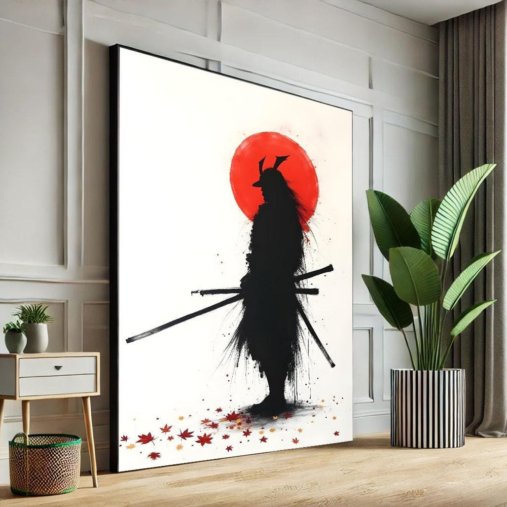 Samurai Warrior Canvas Print | Bold Japanese Art Decor