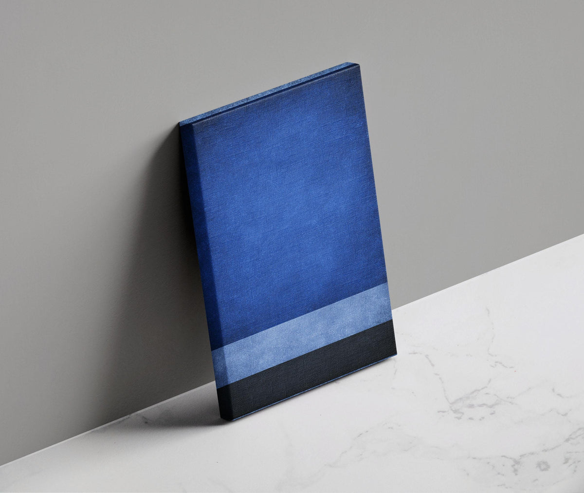 Image 1 of Mark Rothko Deep Blue Teal Canvas Wall Art Print | Modern Living Room Decor | Statement Piece