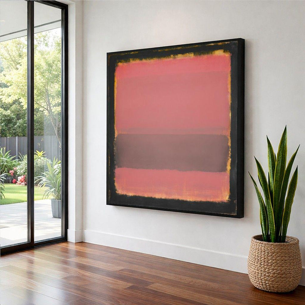 Mark Rothko Red Brown Canvas Wall Art