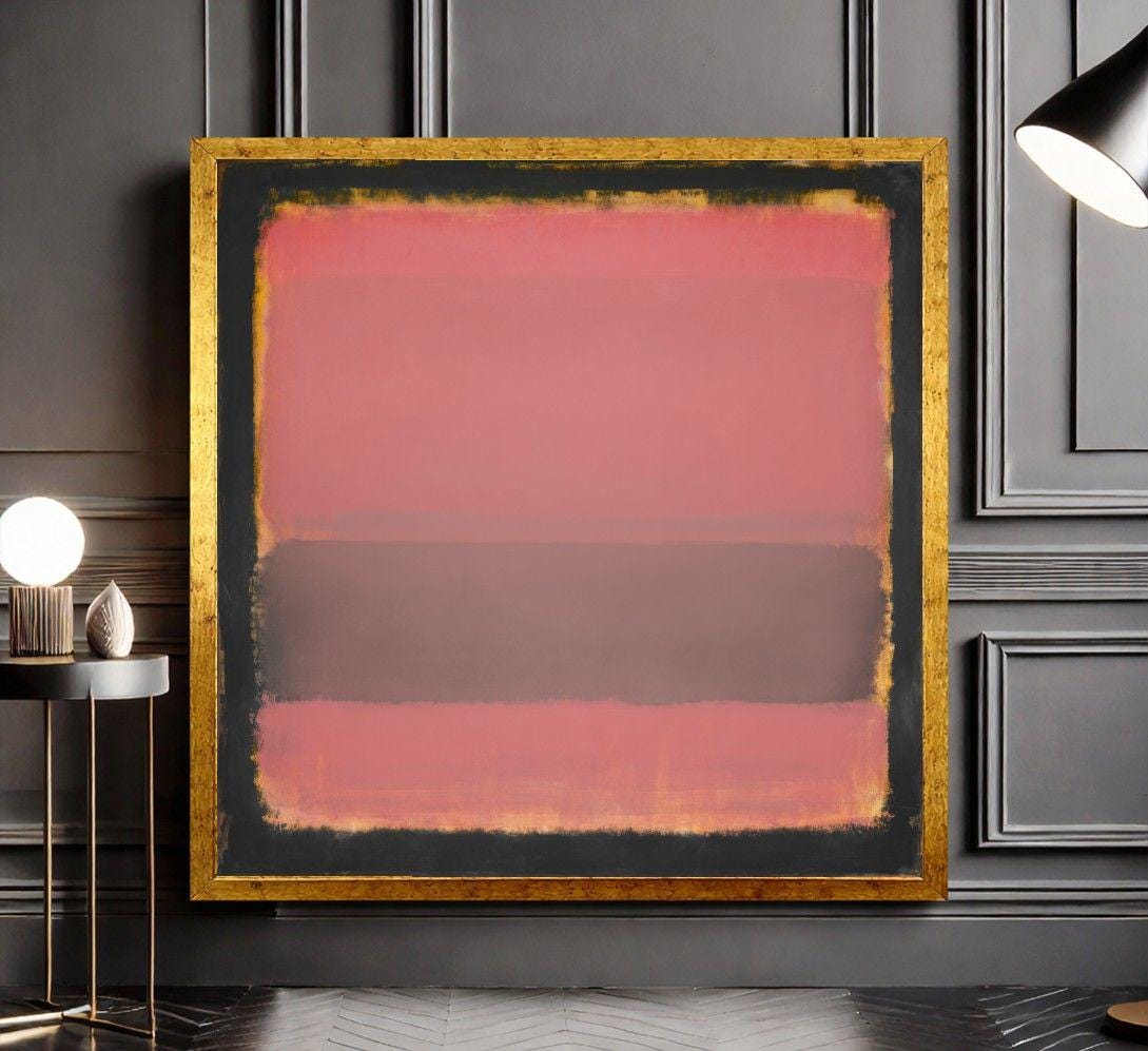 Image 3 of Mark Rothko Red Brown Canvas Wall Art