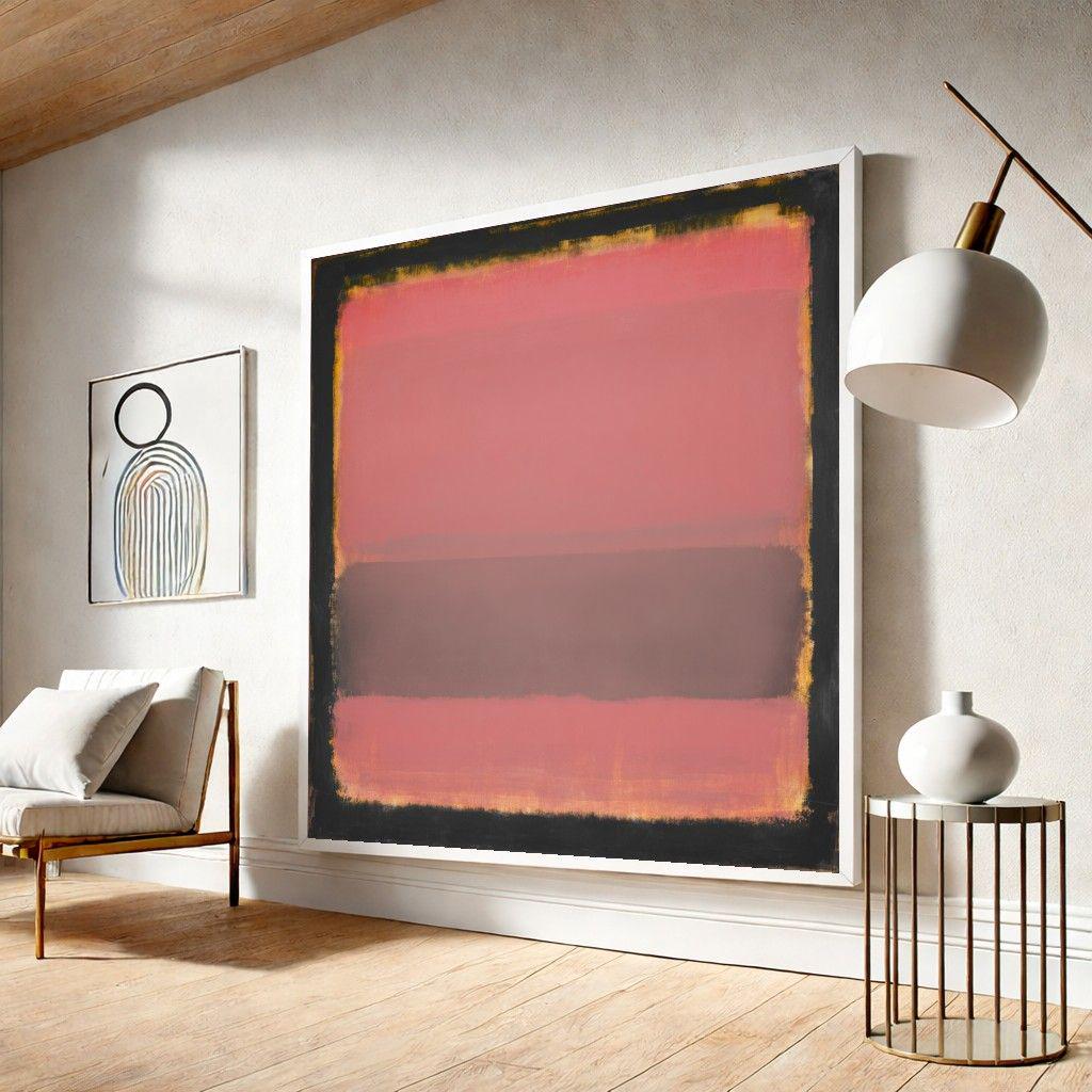 Image 4 of Mark Rothko Red Brown Canvas Wall Art